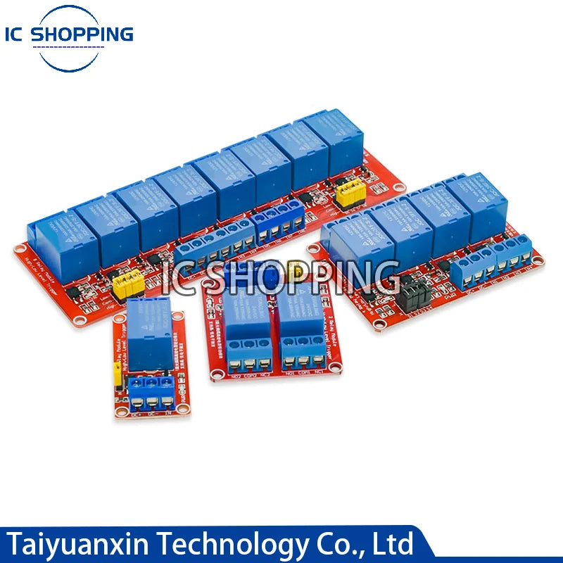 1 2 4 8 Channel 5V 12V Relay Module Board Shield with Optocoupler Support High and Low Level Trigger for Arduino  Electronic DIY