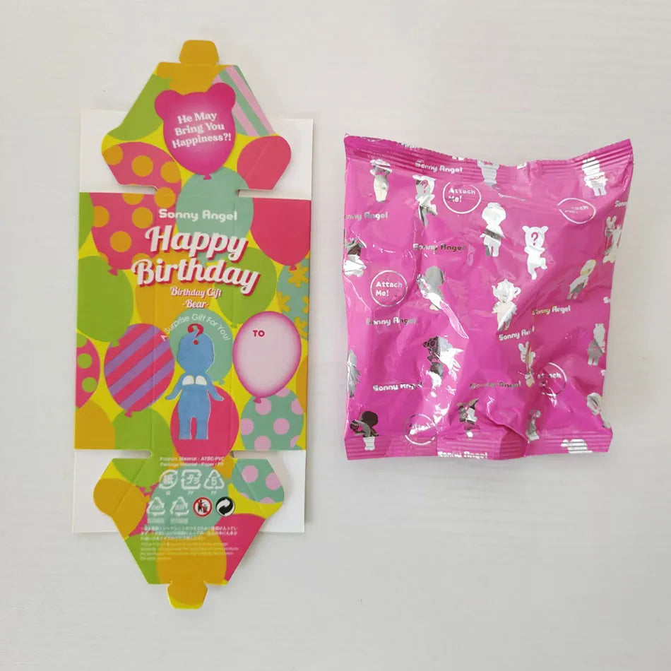 New Sonny Angel Blind Box Birthday Series Animal Anime Figures Ornaments cute Dolls Fans Desktop Car Ornament Christmas Gift