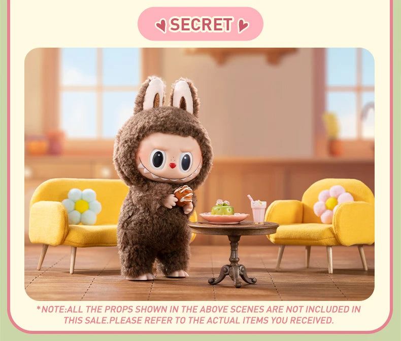 POP MART LABUBU THE MONSTERS - Exciting Macaron Vinyl Face Surprise Mystery Box Blind Box Toys Kawaii Anime Action Figure Caixa