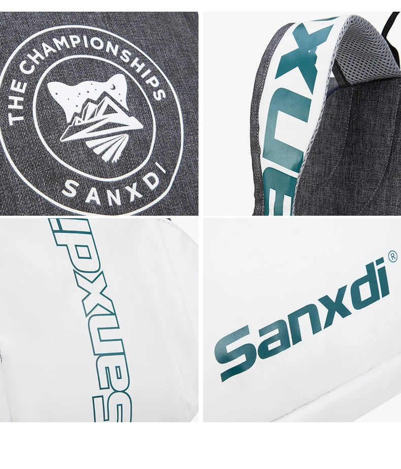 Tennis Paddle Backpack Waterproof Badminton Racket Bag Padel Racquetball Carrying Handbag Man Large Capacity Sport Bags Foldable