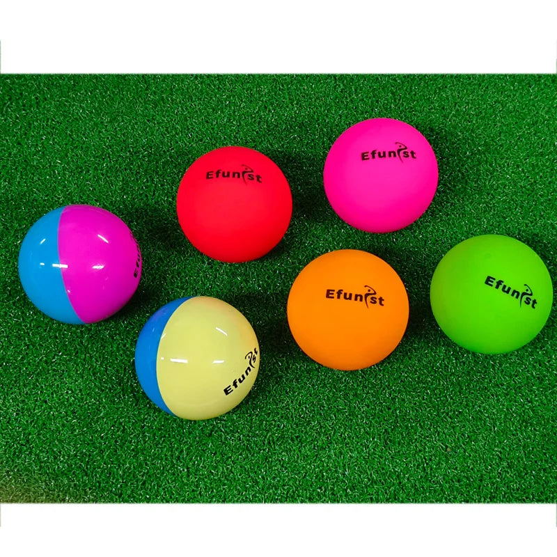 Golf Park Ball Matte Glossy Golf Balls Mixed Color Blue Yellow Red Green Park Golf Ball Golf Accessories Drop Shipping