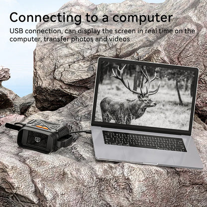 Night Vision Binoculars 10x Digital 1080P Infrared 800m 2.8in LCD