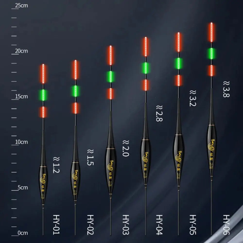 Smart Led Fishing Float Highly Sensitive Remind Buoy Gravity Sensor Glowing Electric Night Fishing Strobe Long Tail