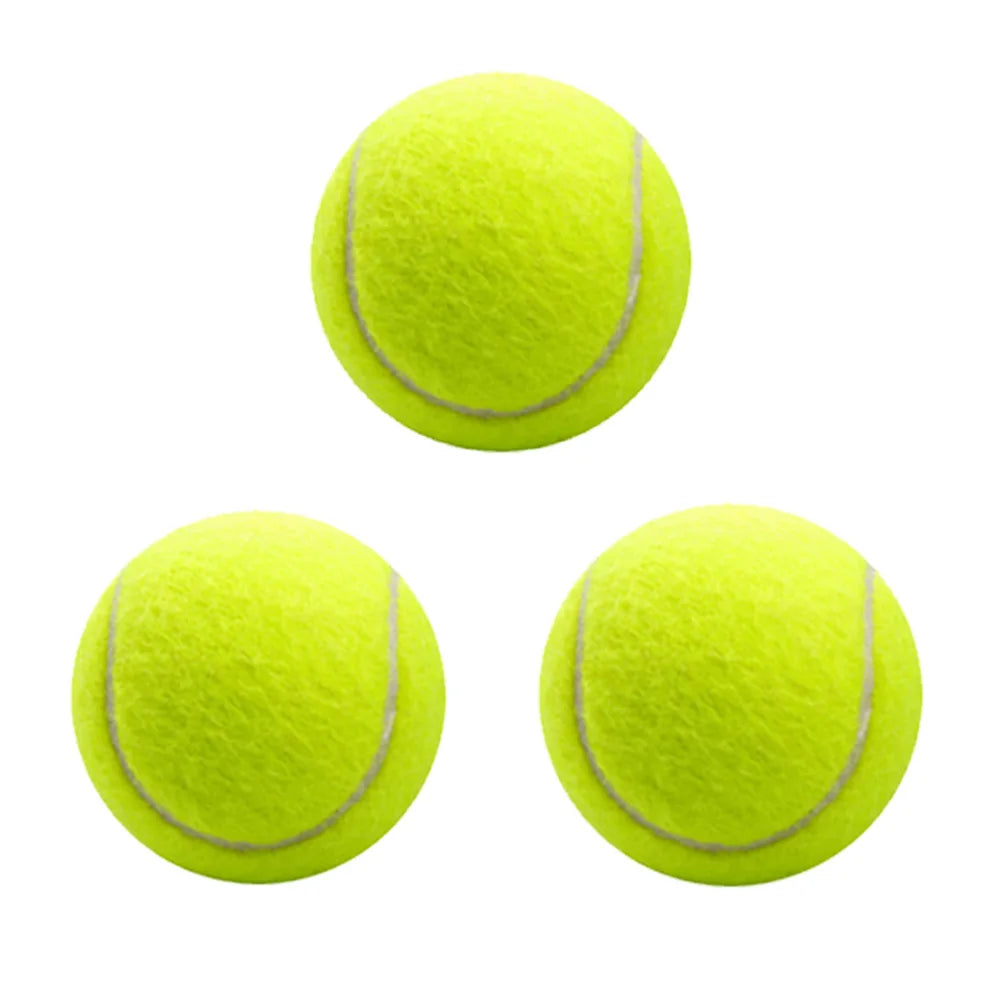 1/3/5pcs 5/3/1pcs High Elasticity Tennis Ball Elementary Match Training Durable Ball Fans Practice Durable Tennis Ball