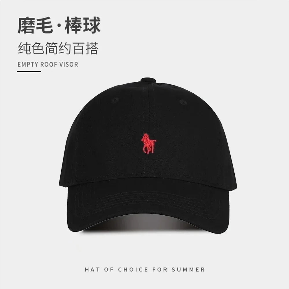 Unisex Baseball Cap Fashion Women's Hats Cotton Dad Polo Embroidery Cap Casual Men's Baseball Caps Soft Breathable Golf Sun Cap