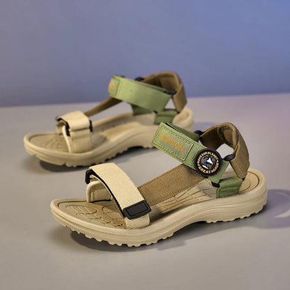 Boys Quick-Dry Beach Sandals Water Shoes Fabric Upper EVA Outsole Summer