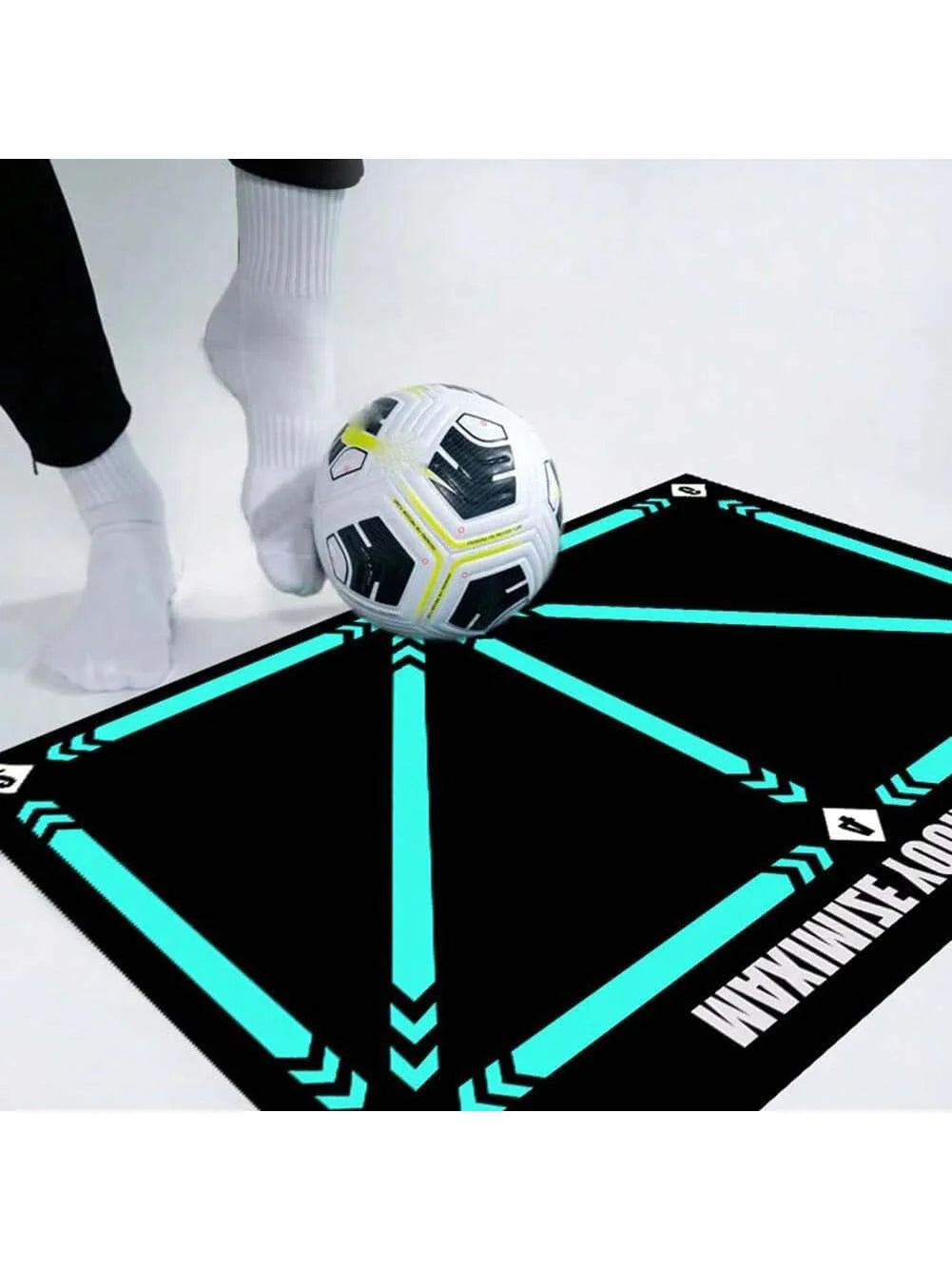 Soccer ball control training mat | Stable and silent rubber base | Digital Guidance Design | Improve ball sense, daily training
