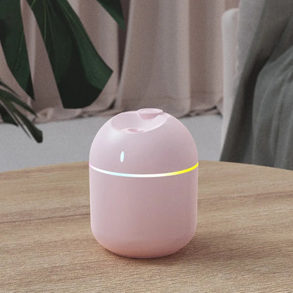 270ml USB Air Humidifier With Cool Mist Aroma Diffuser LED Night Light