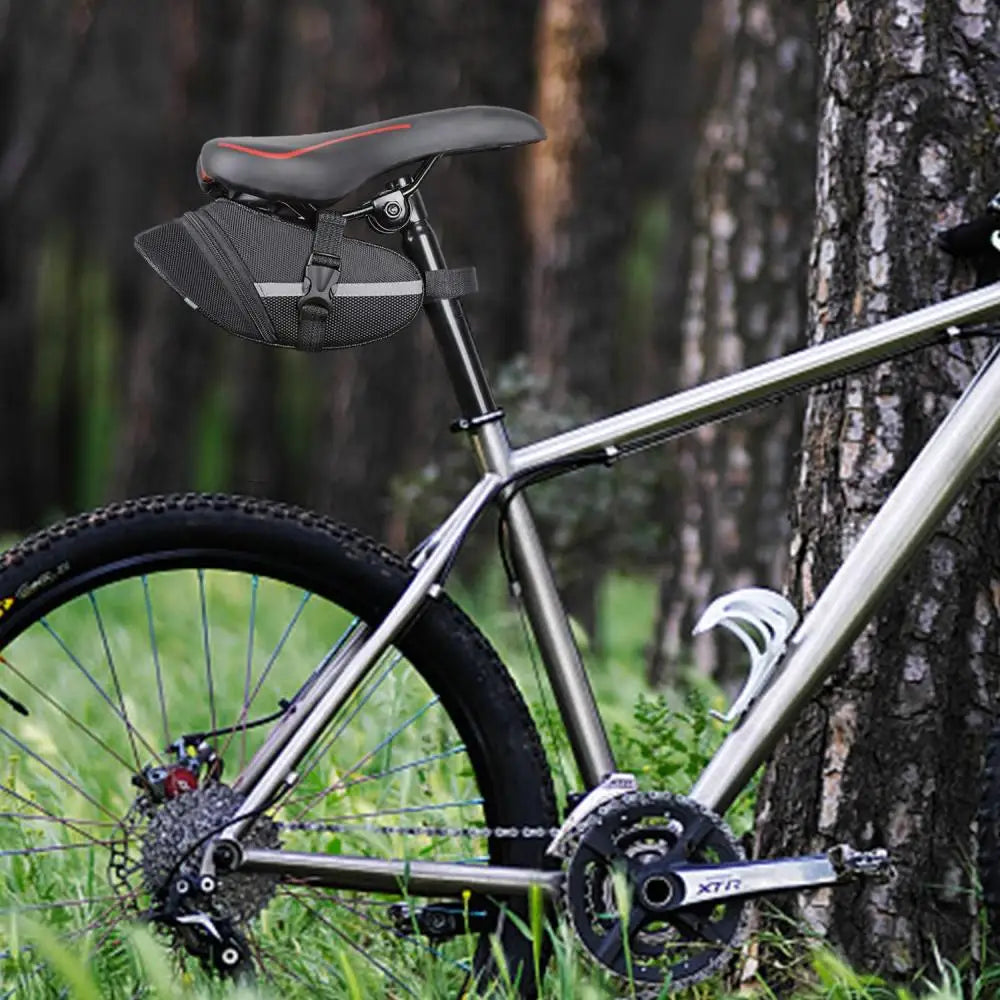 DOMEN Bicycle WaterProof Saddle Bag Bicycle  Reflective Tail Bag MTB Bike Universal Rear Bag Outdoor Bicycle Accessories