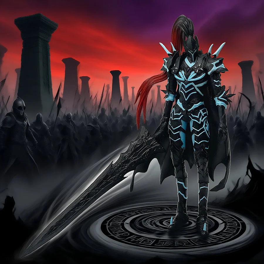 21cm/8.27inch Solo Leveling Anime Figure Sung Jinwoo Action Figure Knightmaster Yeglit Figurine PVC Adult Collection Model Toy