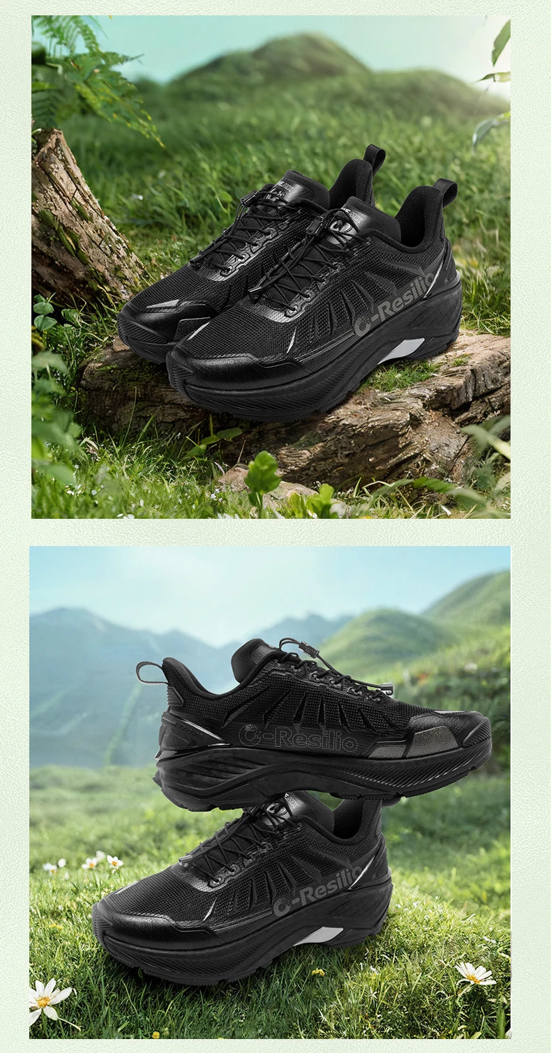 Trail Running Shoes Non-Slip Lightweight Breathable Hiking Sneakers