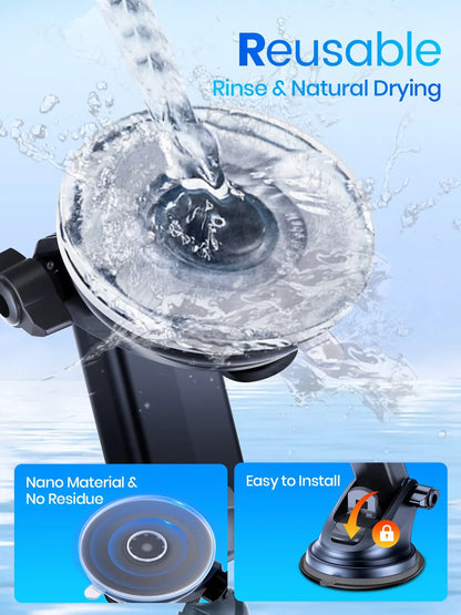 Car Phone Holder Gravity Stand Air Vent Windshield Dashboard Mount