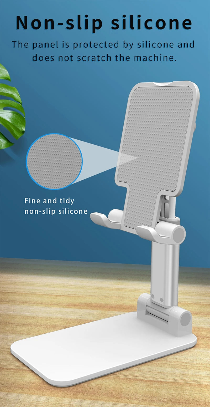 New Desk Mobile Phone Holder Stand For iPhone iPad Xiaomi Adjustable Desktop Tablet Holder Universal Table Cell Phone Stand