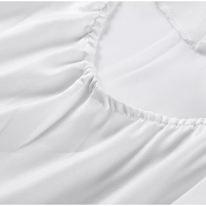 Party Dress Polyester Ankle Length Backless Halter Off Shoulder Sleeveless