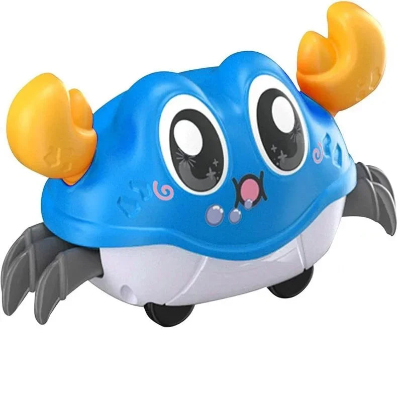 Double Force Walking Crawling Crab Tummy Time Baby Sensory Toys Infant Learning Crawl Development Babies Interactive Walking
