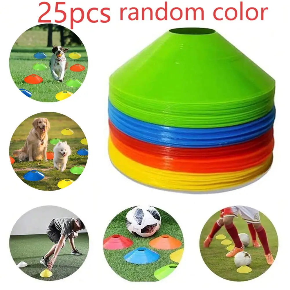 10/20/30pcs soccer Training Sign Dish Pressure Resistant Cones Marker Discs Bucket Outdoor Basketball Football Training Sports