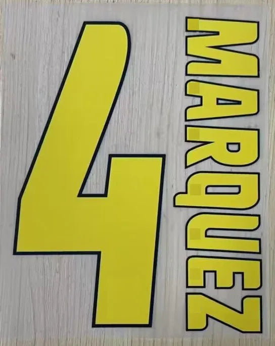 Retro Soccer Nameset #10 SUPER STAR Printing CUSTOMIZE NAME NUMBER Heat Transfer Soccer Patch Badge