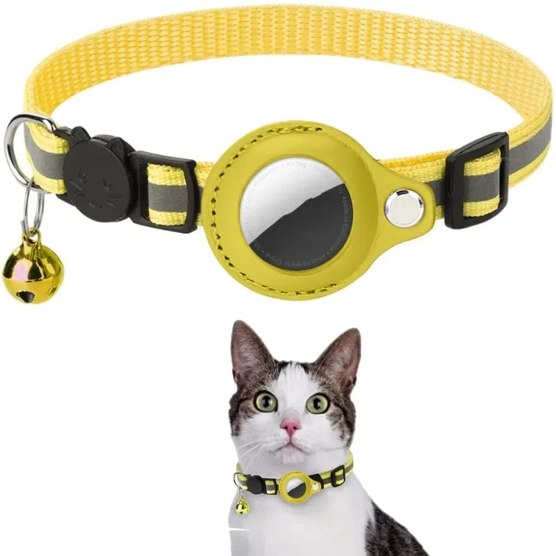 Cat GPS Tracker Collar Waterproof Anti-Lost Pet Tracker Bluetooth Locator for Pet Lightweight Smart Collar for Safe Pet Tracking