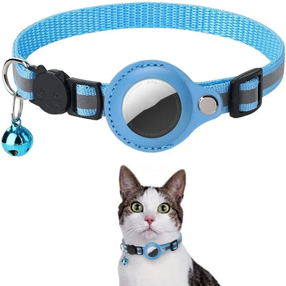Cat GPS Tracker Collar, Waterproof, Reflective, Anti-Lost, PU Material