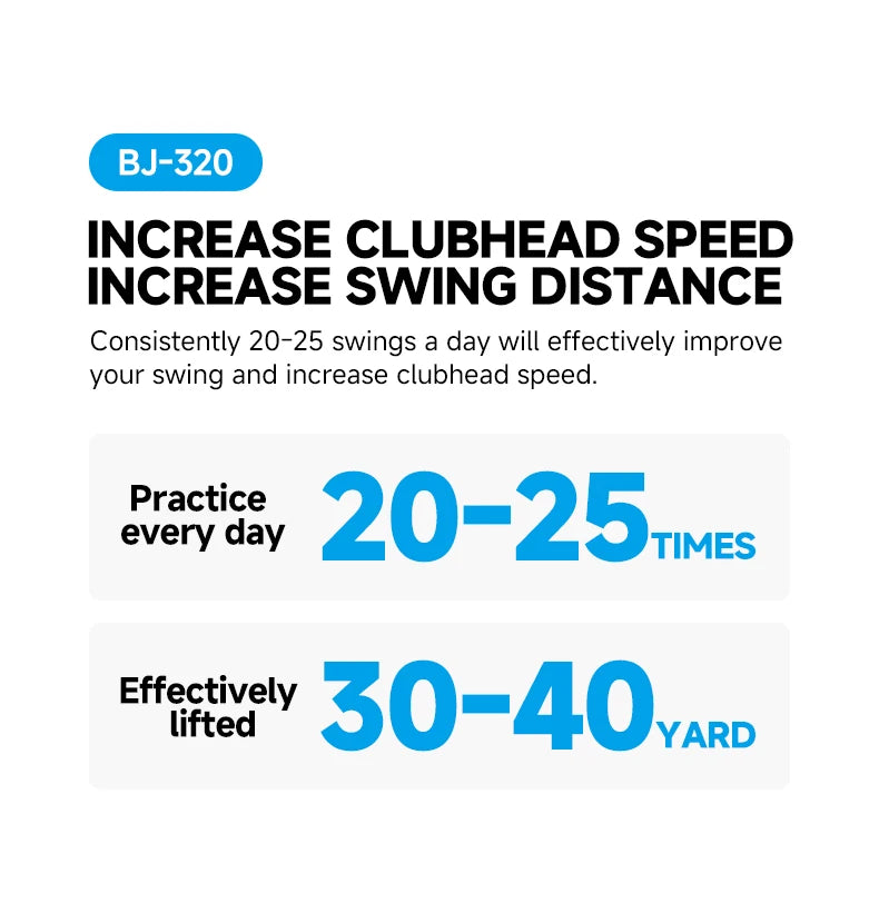 Golf Mini Impact Bat; Golf Physical Acoustics Trainer; Quick Swing Correction; Improve Accuracy of Ball Strike