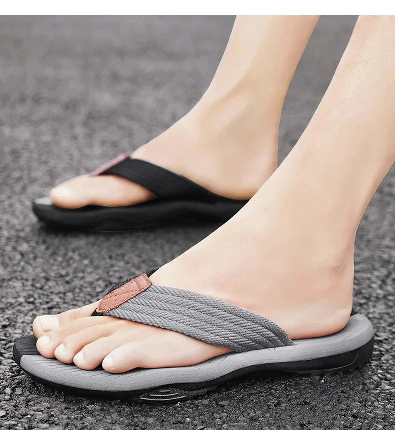 Men Slippers Summer Flip Flops Brand Fashion Outdoor Comfortable Casual Slides Shoes Non-slip Beach Men Sandals