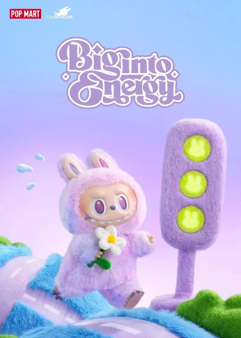 POP MART LABUBU 3.0 Big into Energy Series Vinyl Plush Blind Box Guess Bag Mystery Box Toys Doll Cute Figure Ornaments Gift