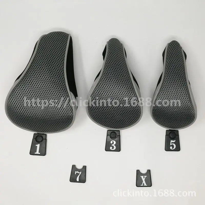 3Pcs/Set Club Heads Cover Soft Wood Golf Club Driver Headcovers Professinal Golf Head Covers Protect Set 5 Colors