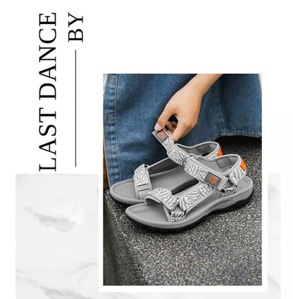 Men's Hiking Sandals Open Toe Breathable EVA Insole Travel Beach Shoes