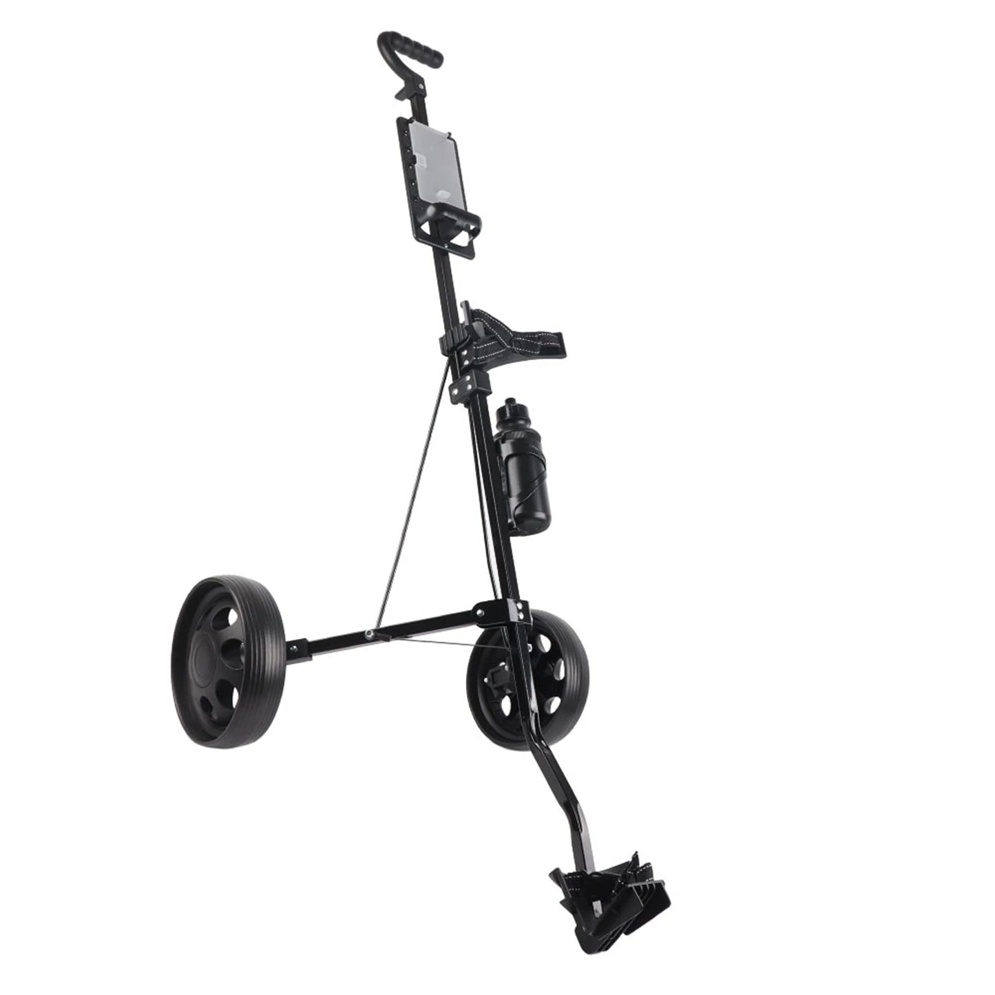 Foldable Golf Trolley Multifunctional 2‑Wheel Push Pull Cart Course Equipment