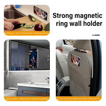 Magnetic Ring Holder For Universal Phone And Tablet Stand Wall Mount