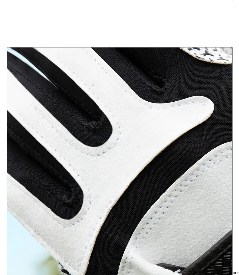 PGM Professional Golf Gloves Microfiber Cloth Fabric Breathable Non-Slip Club Swing Putting Training Glove ST037