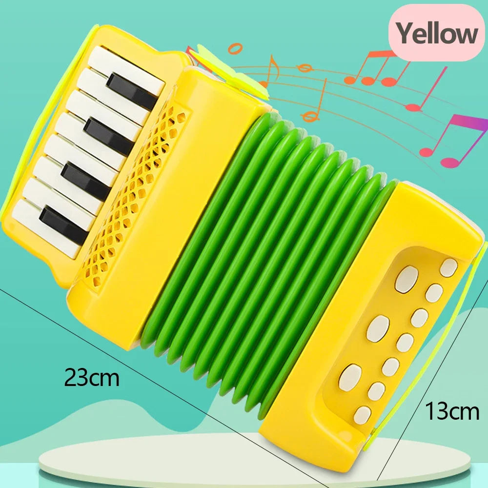 Accordion Toy for Kids Musical Indoor and Outdoor Playing Musical Instrument Educational Toys Gifts for Toddlers Boys Girls