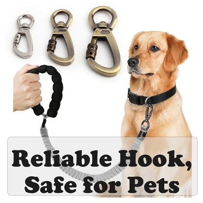 Auto Locking Carabiner With Swivel Ring For Dog Leash