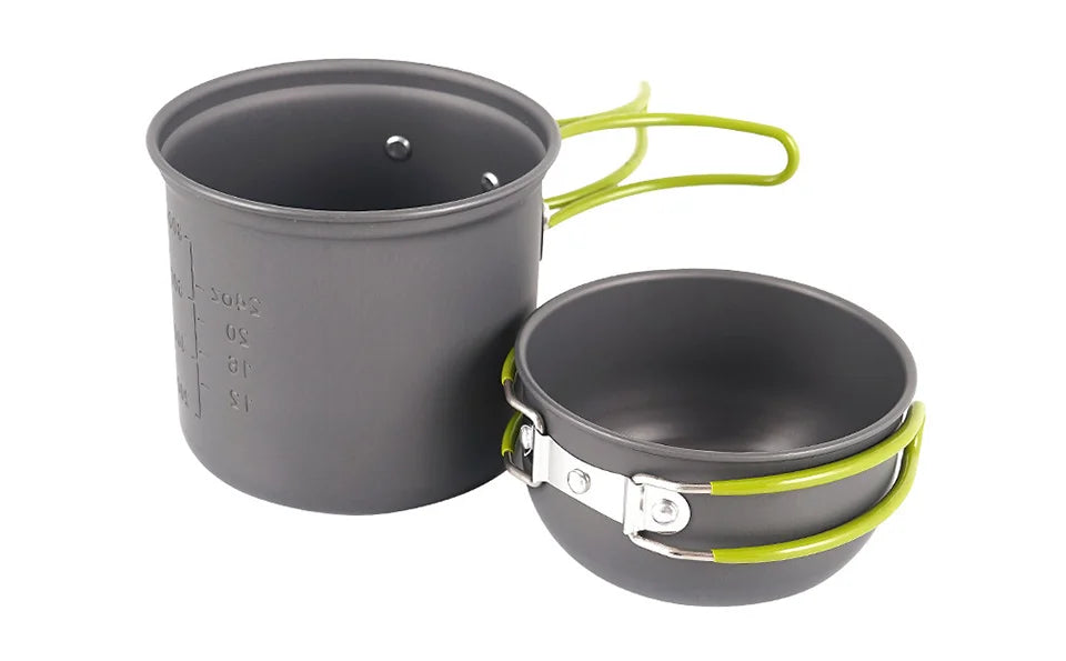 Ultralight Camping Pot Set 0.8L Aluminium Alloy 1-2 People