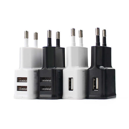 5V 2A Dual USB Wall Charger EU Plug For S6 S7 S8 S20 Note20 10 9 8