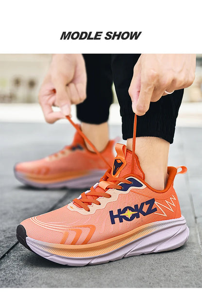 Carbon Plate Air Cushion Running Shoes Unisex Cushioned Walking Shoes