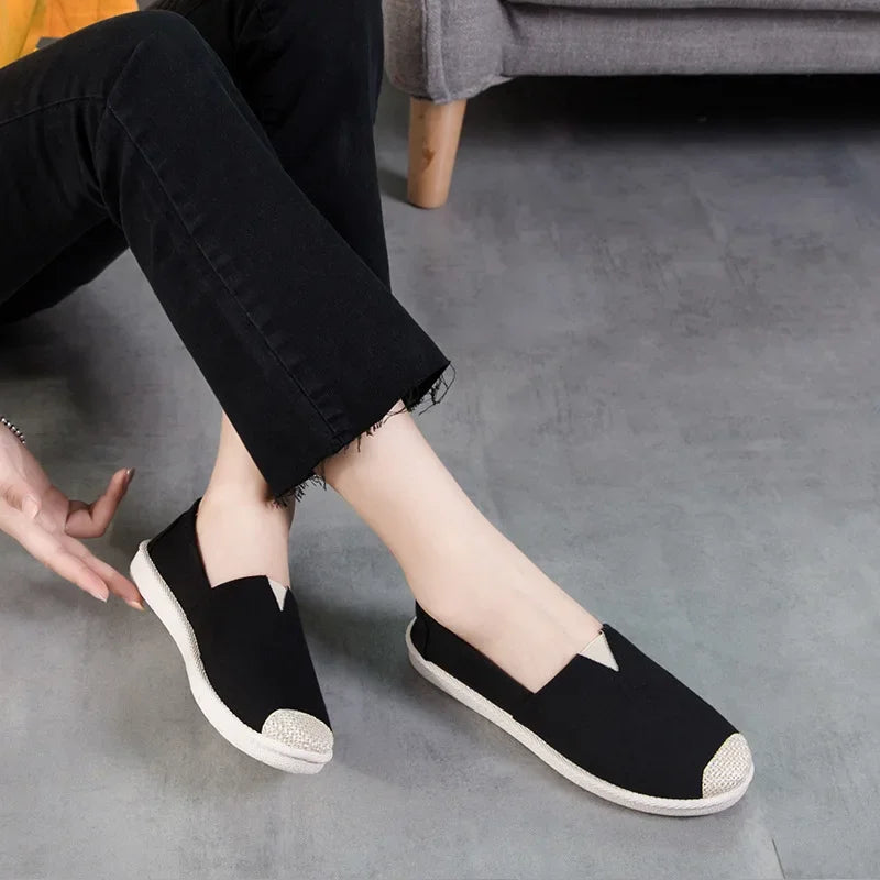 2023 Shoes Women's Summer Mesh Breathable Flat Shoes Ladies Comfort Light Sneaker Socks Women Slip on Loafers Zapatillas Muje