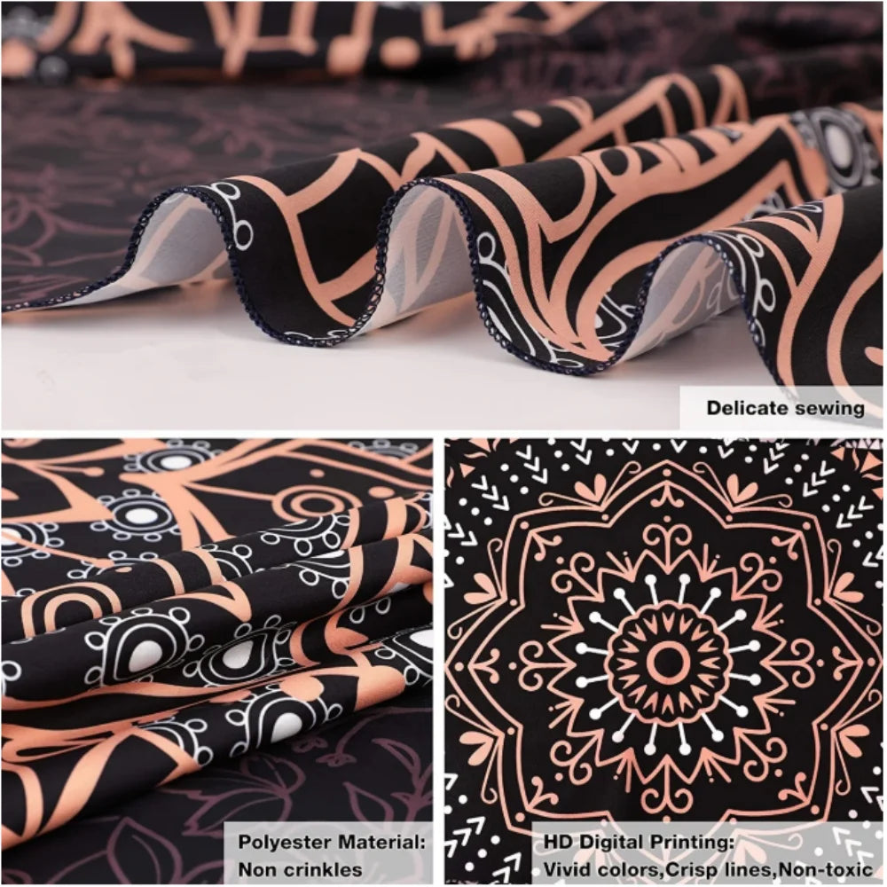 Glow-in-the-Dark Mushroom Wall Tapestry – Home & Room Decor