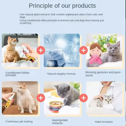 Pet Urine Deterrent Spray 120ml Indoor Use for Dogs