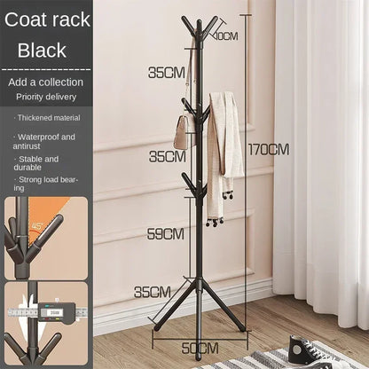 Vertical Coat & Hat Stand – Bedroom Storage Rack