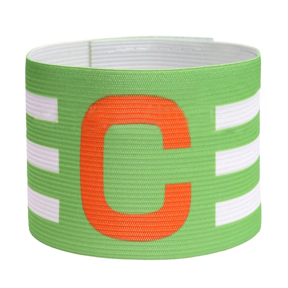 1-10pcs Leader Competition Armband Breathable Soccer Player Captain Group Armband Clear Icon Capitan Band For Football Captain