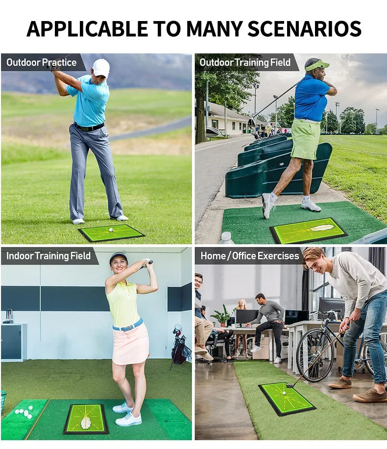 PGM High Quality Golf Training Pad for Swing Detection Batting Ball Trace Directional Mat Swing Path Pads Swing Practice Pads