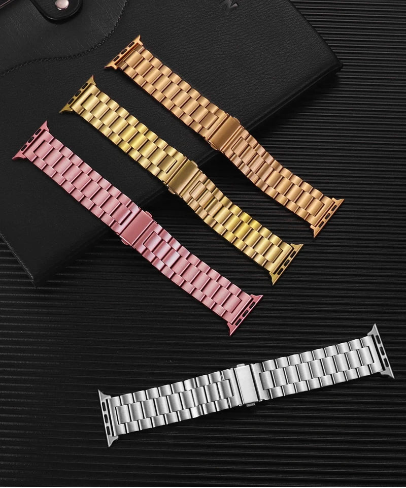 Adjustable Metal Bracelet Band for Apple Watch