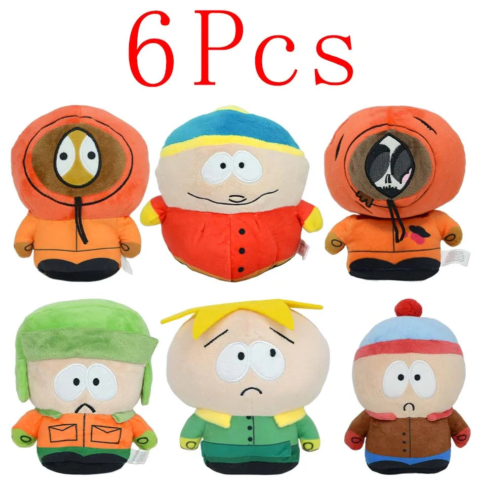 20cm Anime Cartoon South Park Character Cartman Stan Butters Plush Doll Boy Kid Stuffed Toy For Children Christmas Gifts pillow