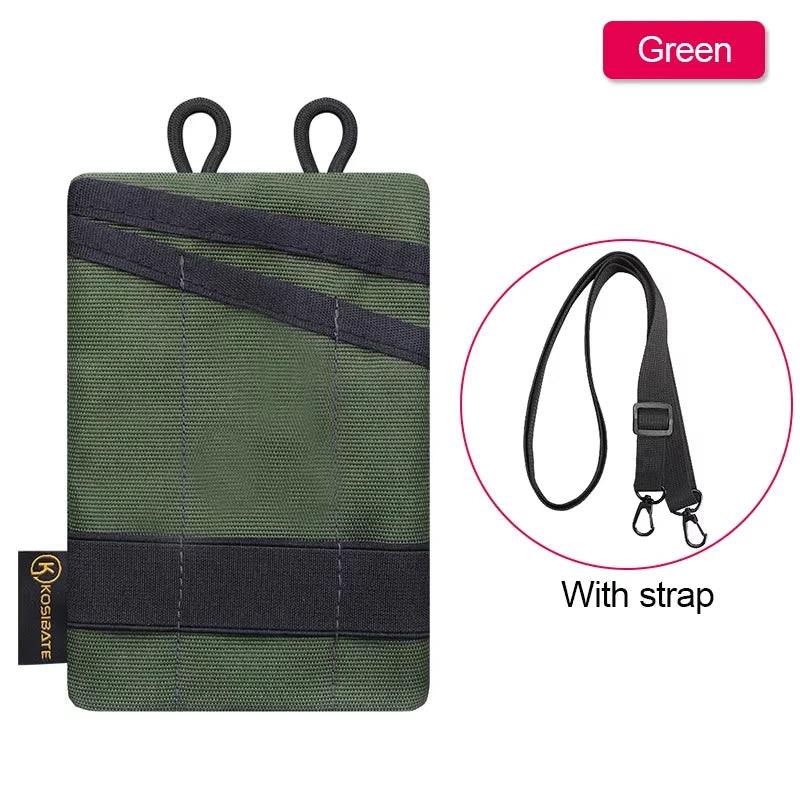 Tactical EDC bag wallet bag mini waist bag card key with waist bag camping, hiking, hunting, fishing, outdoor coin wallet