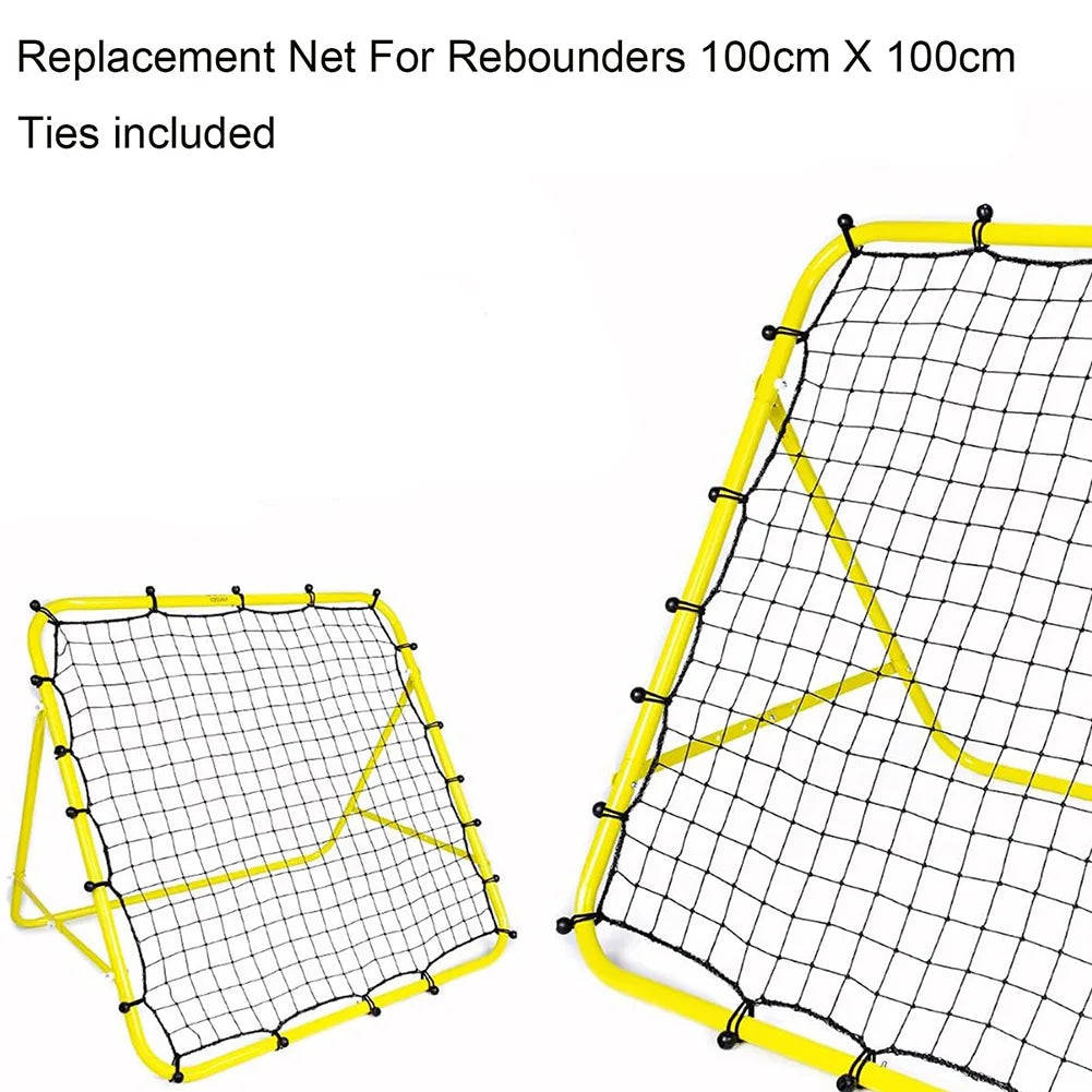 Portable Soccer Rebounder Net Soccer Training Equipment Football Rebound Target Net with 20 Elastic Rope Soccer Bounce Goal Mesh