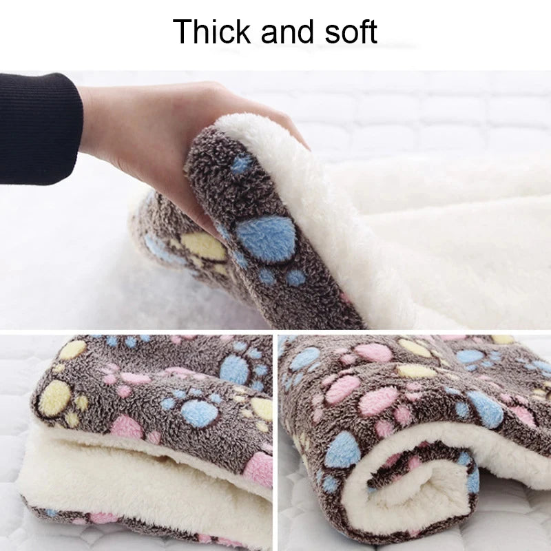 Flannel Pet Sleeping Mat – Soft Dog & Cat Bed for Small and Large Pets