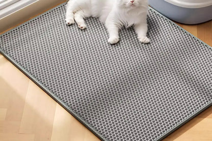 Extra Large Waterproof Cat Litter Mat Non-Slip Washable