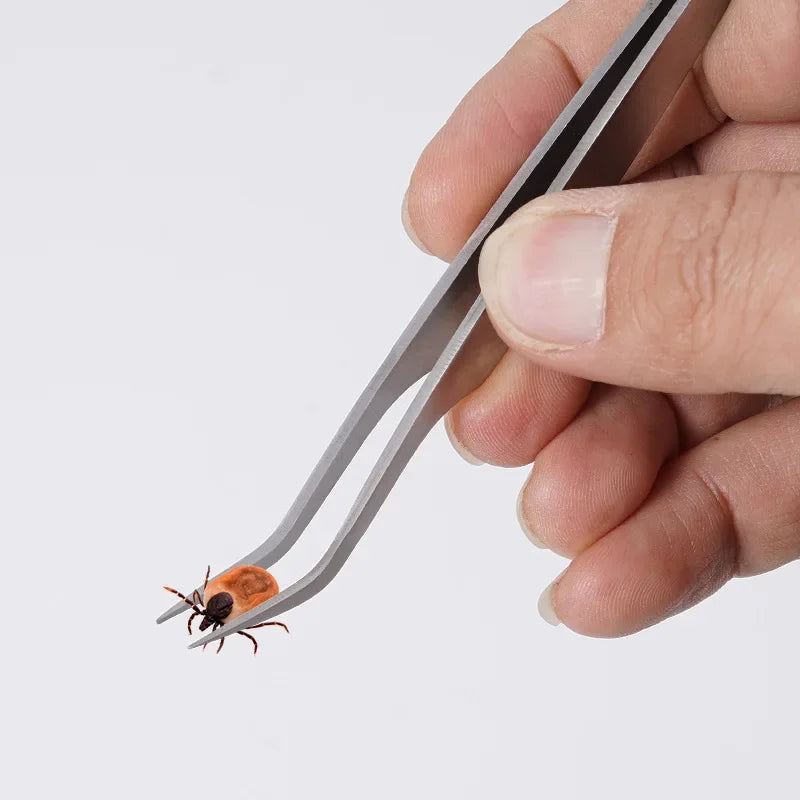 2 in 1 Tick Remover Tool Professional Removal Tweezers for Humans & Pets Pets Flea and Tick Removal Remover Tools