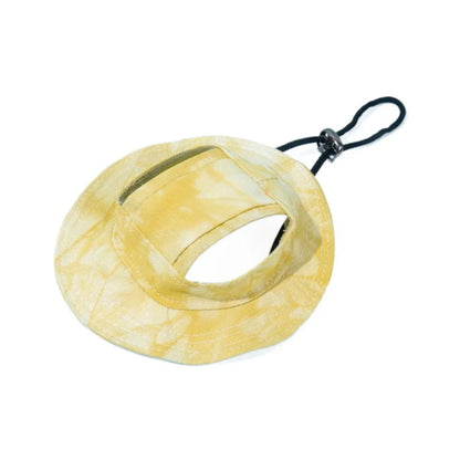 Cat Sun Hat With Ear Holes Cloth Breathable UV Protection